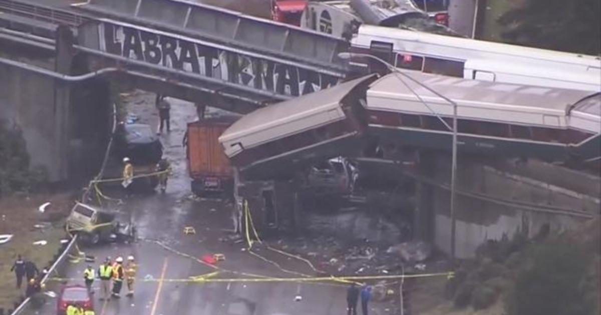 Deadly Amtrak train derailment in Washington state CBS News