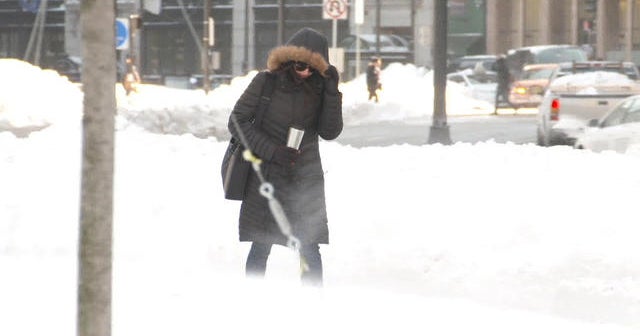 Brutal cold follows massive storm in Northeast - CBS News