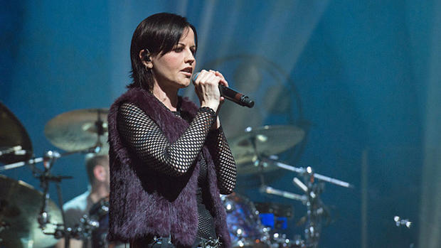 Dolores O'Riordan with The Cranberries in Performance at  L'Olympia In Paris 