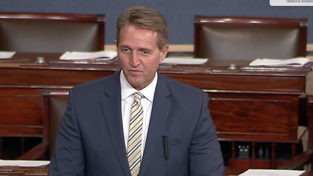 Jeff Flake on Senate floor 