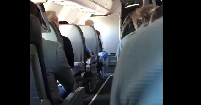 Passenger captures the moment flight was told to 
