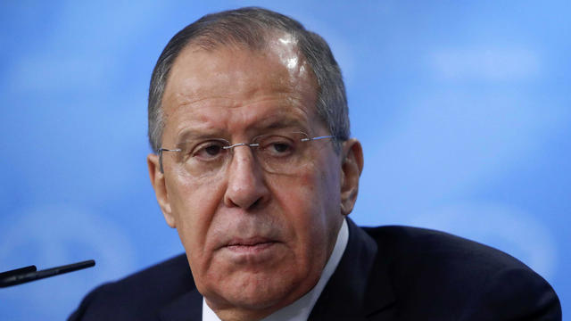 Russian Foreign Minister Sergei Lavrov attends his annual news conference in Moscow, Russia, Jan. 15, 2018. 