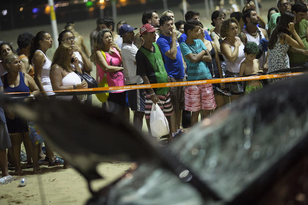 Brazil Car Hits Crowd 