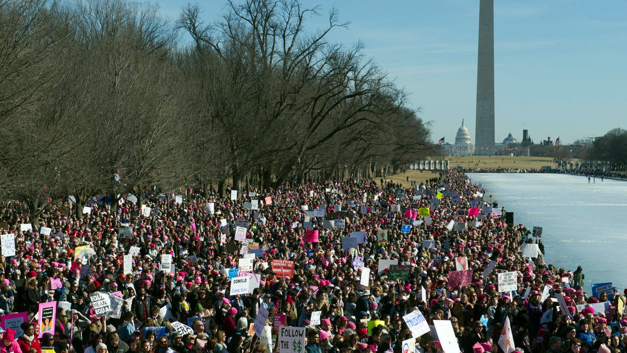 Women's March 2018: Global demonstrations continue into 2nd day - CBS News