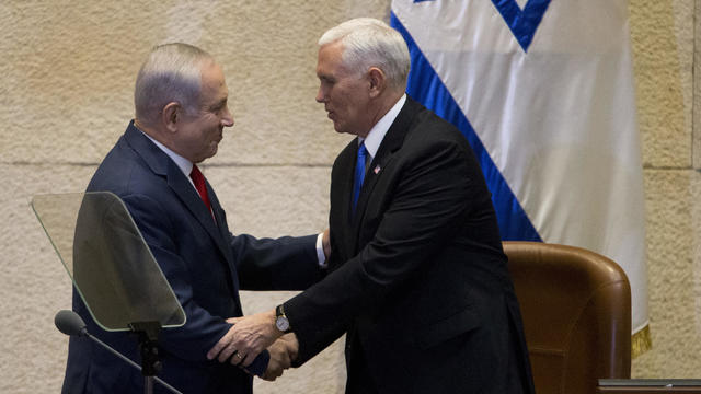 Israeli PM Netanyahu Meets US Vice President Pence 