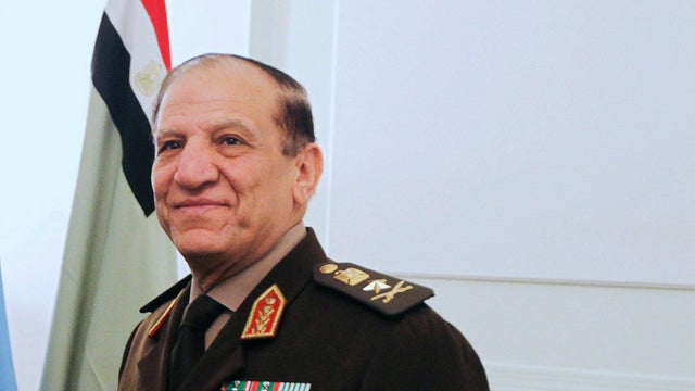 FILE PHOTO - Egypt's Chief of Staff of the Armed Forces Sami Anan during a meeting in Cairo, Egypt 