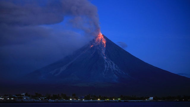 Photo taken from a Kyodo News helicopter shows the area surrounding Mt. Kusatsushirane 