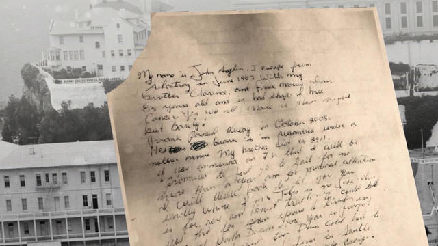 Letter claims inmates survived infamous Alcatraz escape