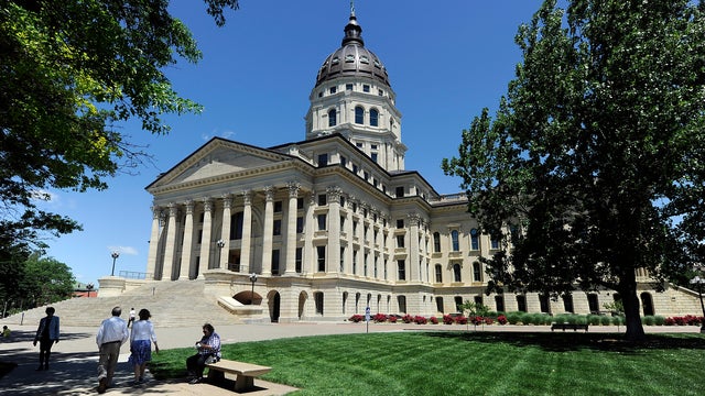 The Kansas State Capitol building in Topeka, Kansas 