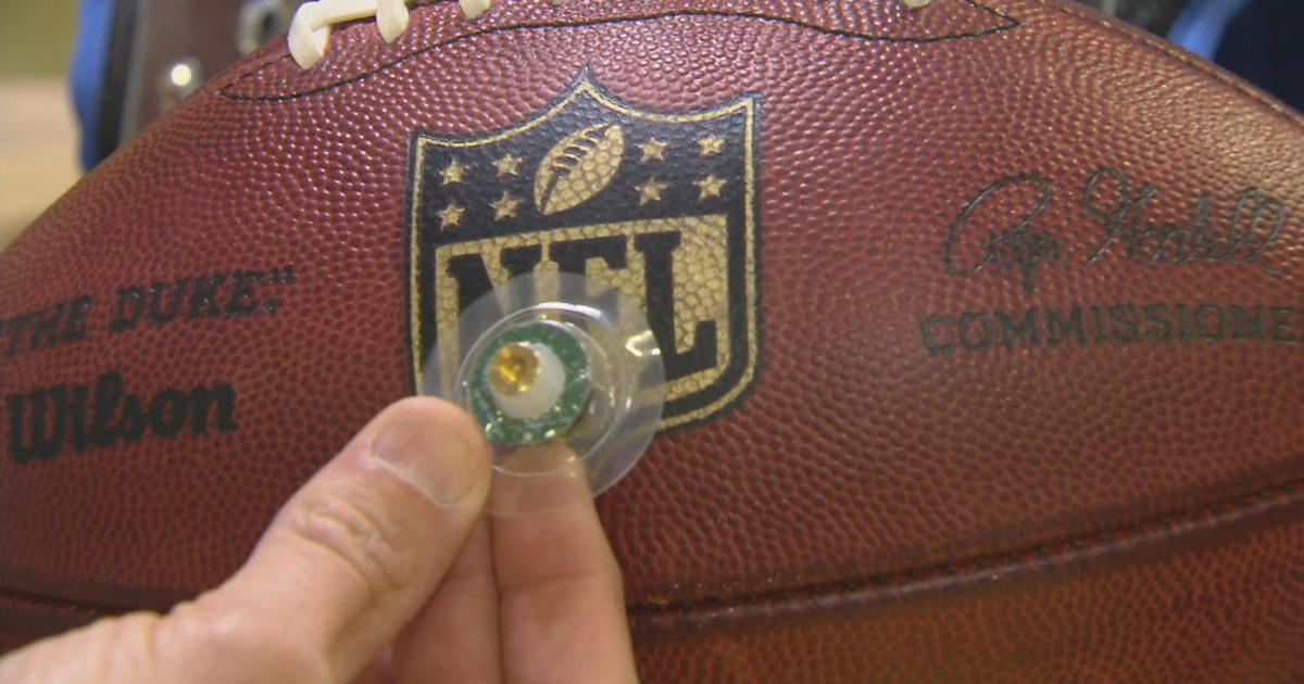 Do footballs in NFL games have chips in them?