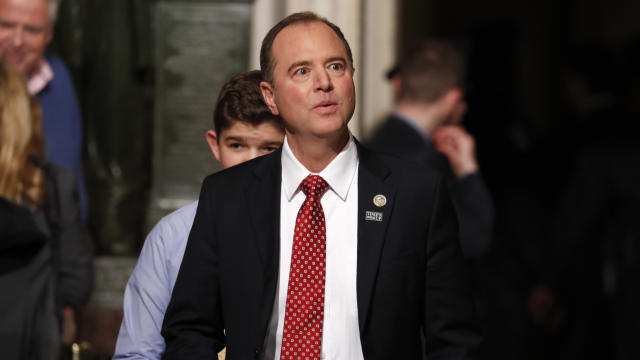 Rep. Schiff arrives to watch U.S. President Trump deliver his State of the Union address to a joint session of Congress in Washington 