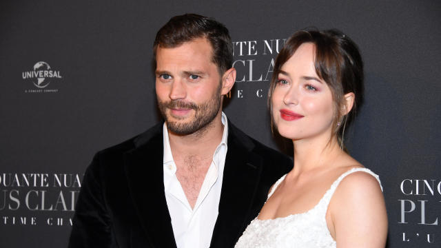 "Fifty Shades Freed - 50 Nuances Plus Claires" Paris Premiere At Salle Pleyel 