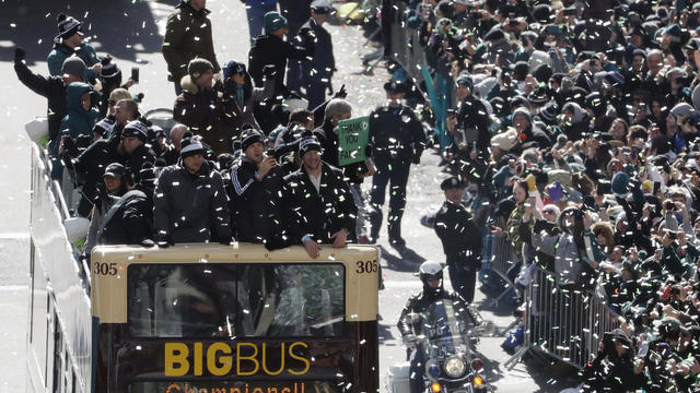 Super Bowl Parade Eagles Football 