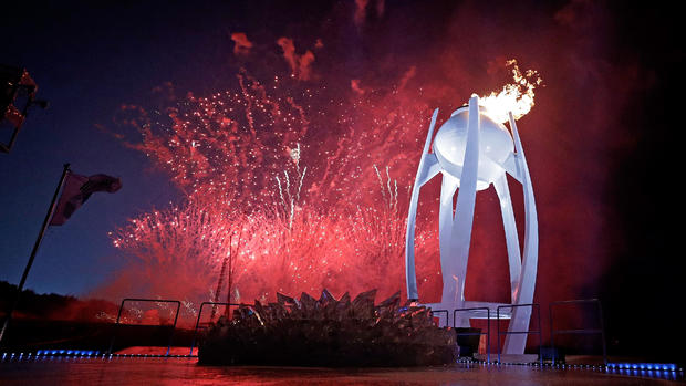 Spectacle and fireworks at Winter Olympics Opening Ceremony 
