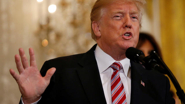 U.S. President Trump and the First Lady host a National African American History Month reception at the White House in Washington 