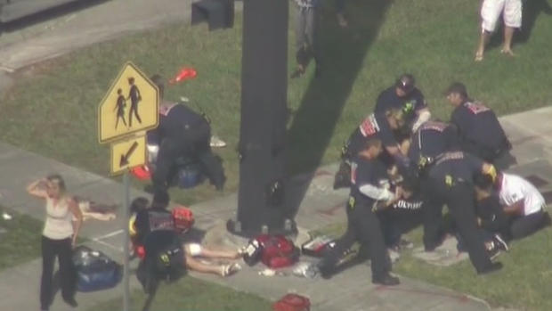 wounded treated outside FL high school 