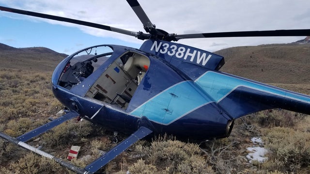 Elk Crashes Helicopter 