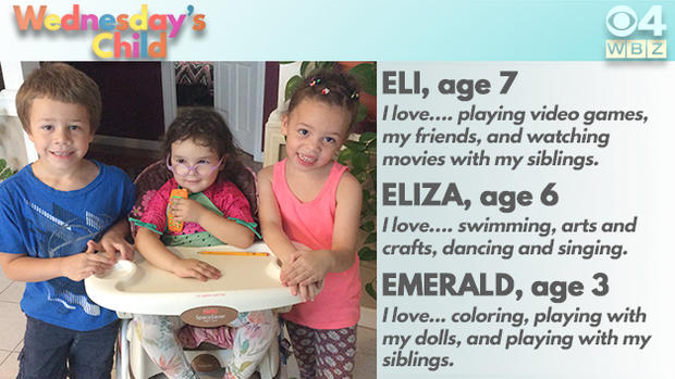 Wednesday's Children Eli, Emerald and Eliza 