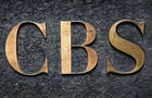The CBS television network logo is seen outside the company's offices on Sixth Avenue in New York on May 19, 2016. 