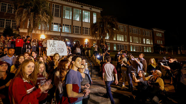 Students from Marjory Stoneman Douglas High School meet with Florida state legislators in Tallahassee 