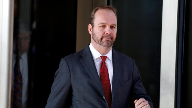 Former Trump campaign aide Rick Gates is seen after a bond hearing at U.S. District Court in Washington Dec. 11, 2017. 