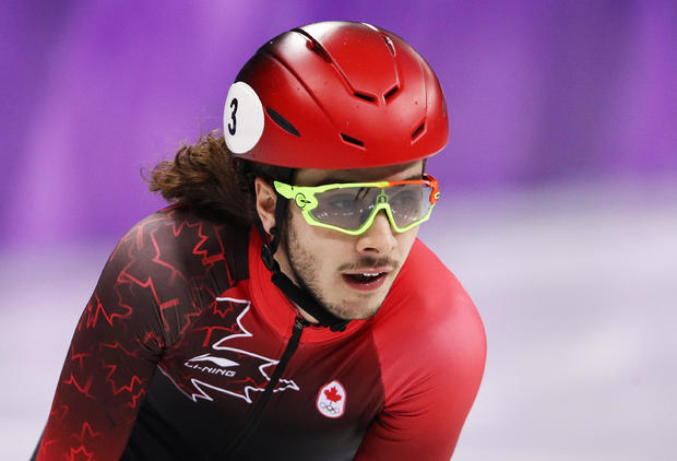 Samuel Girard -- Short Track Speed Skating - Winter Olympics Day 13 