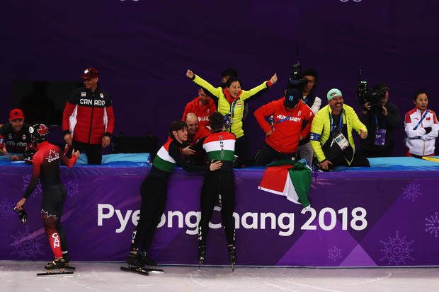 Hungary -- Short Track Speed Skating - Winter Olympics Day 13 