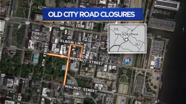 Old City road closures 