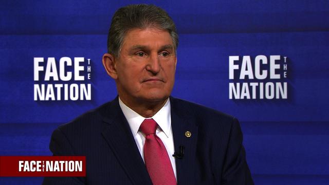 Sen. Joe Manchin, D-West Virginia, is seen in an interview on CBS' "Face the Nation" on June 25, 2017. 