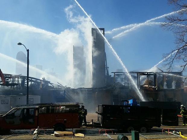 Fire At Denver Construction Site 
