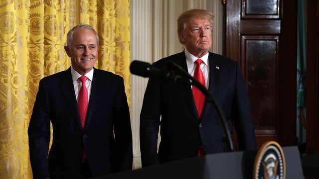 President Trump Holds Joint Press Conference With Australian PM Turnbull 