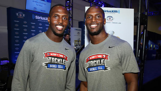 Twins Devin McCourty  and Jason McCourty 