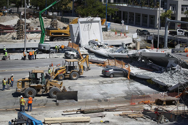 At Least 6 Dead After Collapse Of Pedestrian Bridge In Miami 