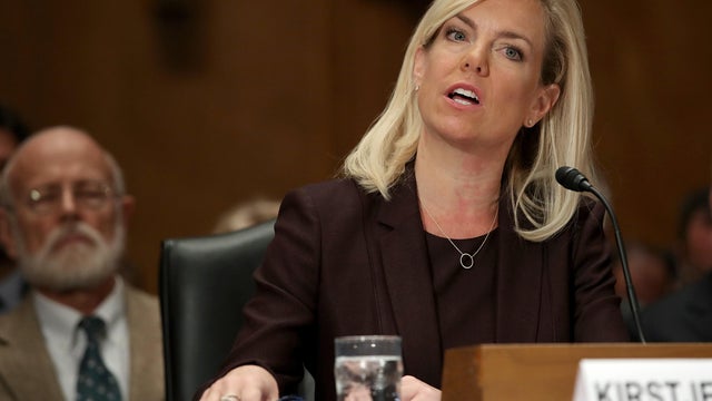 Senate Confirmation Hearing Held For Kirstjen Nielsen To Become Secretary Of Homeland Security 