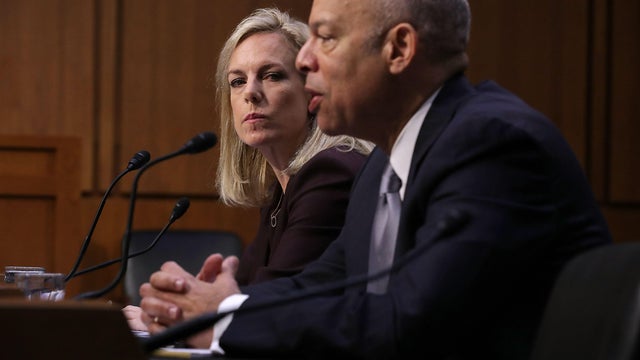 Senate Confirmation Hearing Held For Kirstjen Nielsen To Become Secretary Of Homeland Security 