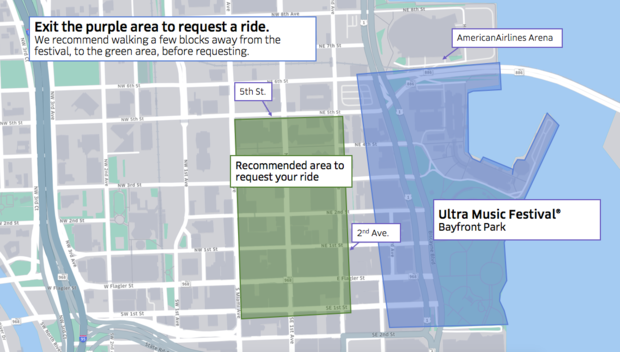 Uber Rides Map -Ultra 2018 