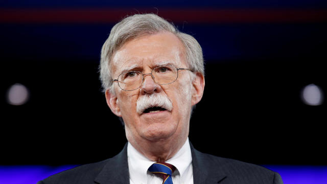 FILE PHOTO: Former U.S. Ambassador to the United Nations John Bolton speaks at the Conservative Political Action Conference (CPAC) in Oxon Hill, Maryland 