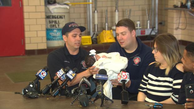 Attleboro Firefighters help deliver baby girl 