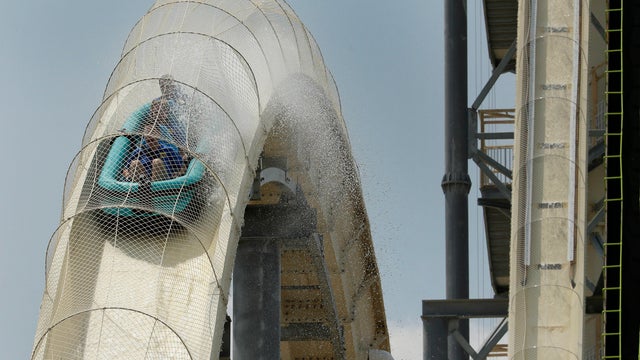 Caleb Schwab, inset, died Aug. 7, 2016, on the 168-foot tall "Verruckt" ride at the Schlitterbahn Waterpark in Kansas City, Kansas. 