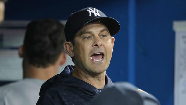 Yankees manager Aaron Boone 