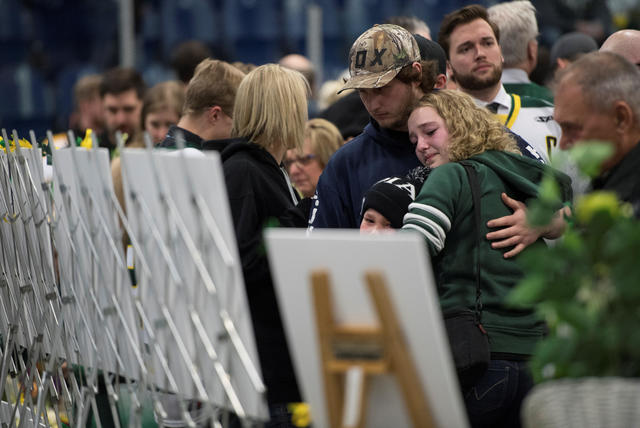 Video: Father of hockey player killed in Humboldt Broncos crash talks about  benefit concert