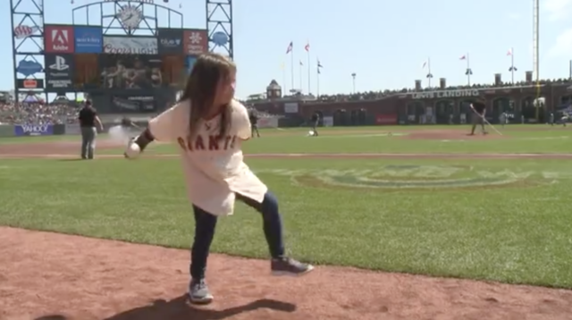 Westphalia students, Gates throw out first pitch at Cardinals game