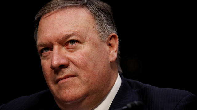 FILE PHOTO: CIA Director Mike Pompeo testifies before the Senate Intelligence Committee on Capitol Hill in Washington 