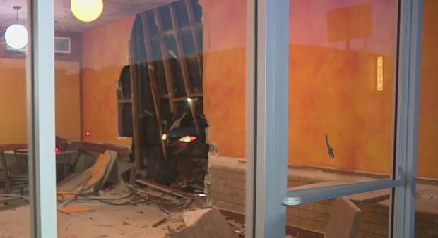 Out-Of-Control Truck Plows Through South LA Restaurant 