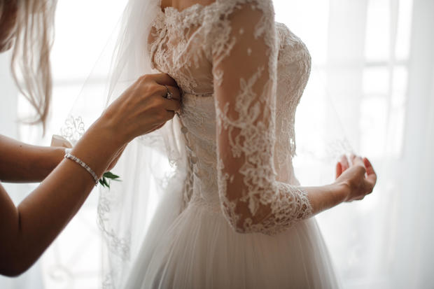 brides wedding dress 