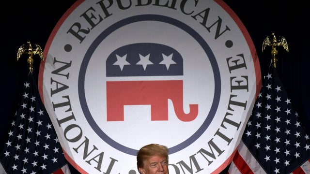 President Trump Speaks At The Republican National Committee Winter Meeting 