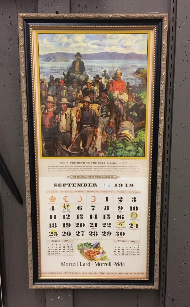 1949 Gold Rush Calendar 
