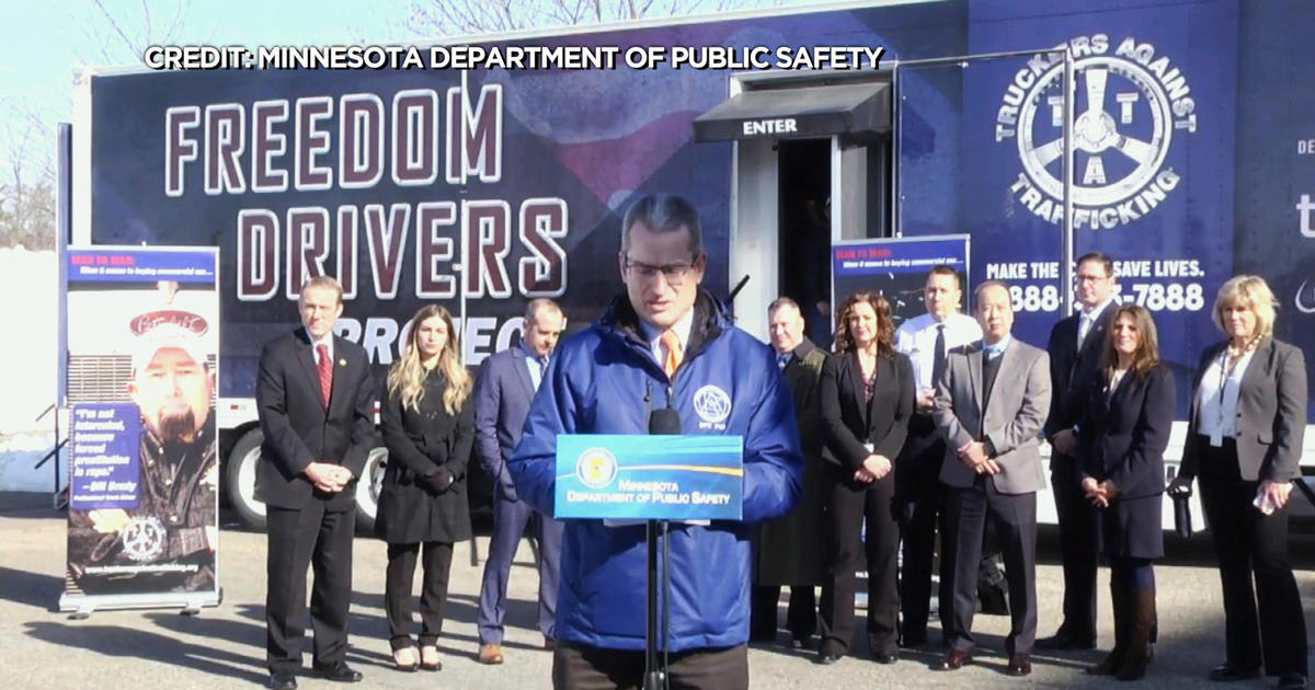 Campaign Aims To Keep Truckers On The Lookout For Human Trafficking Cbs Minnesota