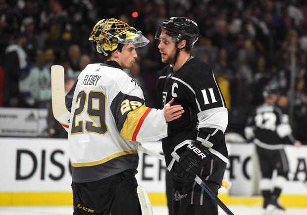 NHL: APR 17 Stanley Cup Playoffs First Round Game 4 - Golden Knights at Kings 