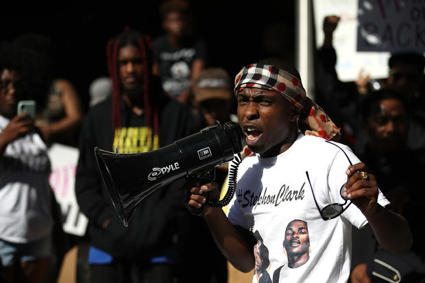 Mourners Attend Wake For Police Shooting Victim Stephon Clark In Sacramento 
